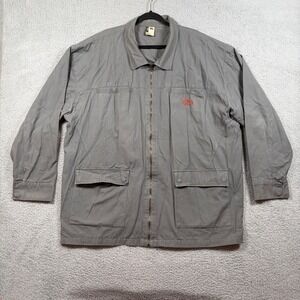 State‎ Property Mens 3XL Gray Zip Up Jacket ST8 Utility Workwear Pockets Y2K
